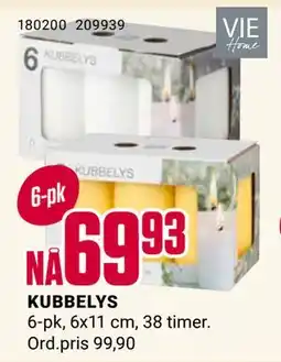 Europris KUBBELYS tilbud