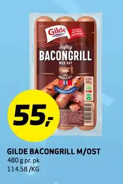 Bunnpris GILDE BACONGRILL M/OST tilbud