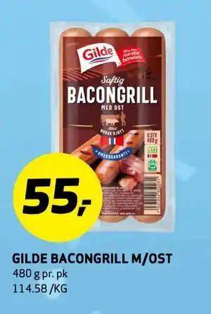 Bunnpris GILDE BACONGRILL M/OST tilbud