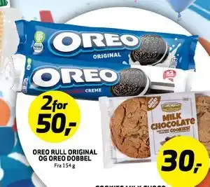 Bunnpris OREO RULL ORIGINAL OG OREO DOBBEL tilbud