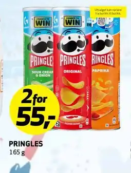 Bunnpris PRINGLES tilbud