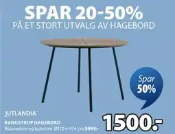 JYSK RANGSTRUP HAGEBORD tilbud