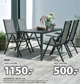 JYSK JERSORE BORD tilbud