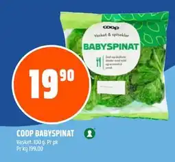 Coop Obs COOP BABYSPINAT tilbud