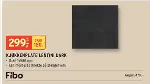 Montér KJØKKENPLATE LENTINI DARK tilbud