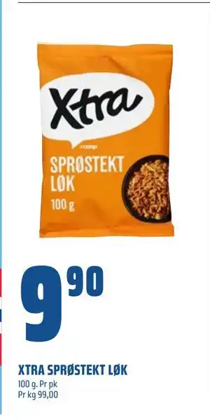 Coop Obs XTRA SPRØSTEKT LØK tilbud