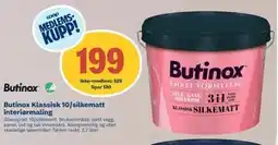 Coop Byggmix Butinox Klassisk 10/silkematt interiør maling tilbud