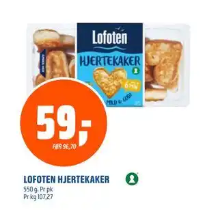 Coop Obs LOFOTEN HJERTEKAKER tilbud