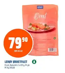 Coop Obs LERØY ØRRETFILET tilbud