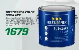 Coop Byggmix TRESTJERNER COLOR GULVLAKK tilbud