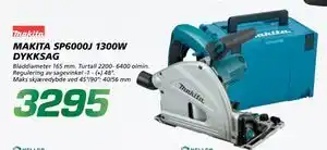 Coop Byggmix MAKITA SP6000J 1300W DYKKSAG tilbud