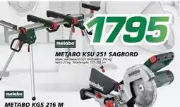 Coop Byggmix METABO KSU 251 SAGBORD tilbud