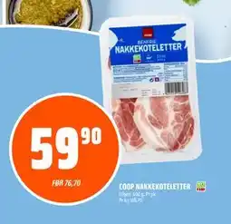 Coop Obs COOP NAKKEKOTELETTER tilbud