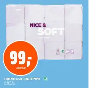 Coop Obs COOP NICE & SOFT TOALETTPAPIR tilbud