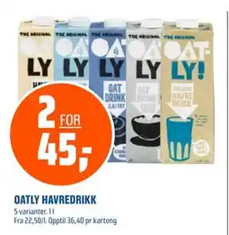 Coop Obs OATLY HAVREDRIKK tilbud