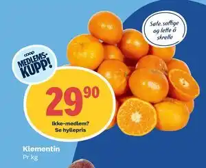 Coop Obs Klementin tilbud