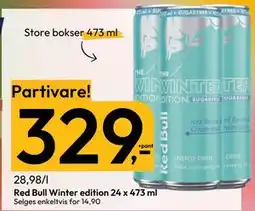 Gigaboks Red Bull Winter edition 24 x 473 ml tilbud