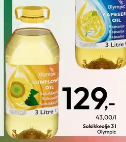 Gigaboks Solsikkeolje 3 l tilbud