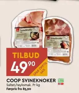 Coop Mega COOP SVINEKNOKER tilbud