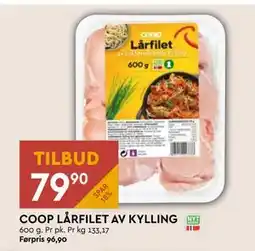 Coop Mega COOP LÅRFILET AV KYLLING tilbud