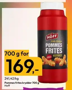 Gigaboks Pommes frites krydder 700 g tilbud