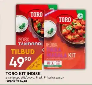 Coop Mega TORO KIT INDISK tilbud