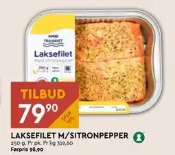 Coop Mega LAKSEFILET M/SITRONPEPPER tilbud