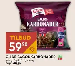 Coop Mega GILDE BACONKARBONADER tilbud