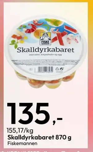 Gigaboks Skalldyrkabaret 870 g tilbud