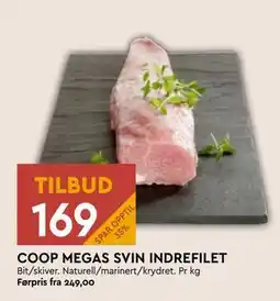 Coop Mega COOP MEGAS SVIN INDREFILET tilbud