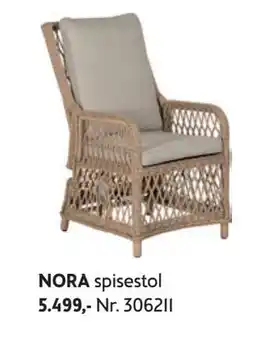 Bohus NORA spisestol tilbud