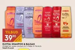 Coop Mega ELVITAL SHAMPOO & BALSAM tilbud