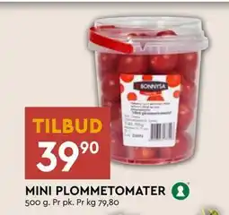 Coop Mega MINI PLOMMETOMATER tilbud