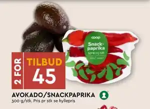 Coop Mega AVOKADO/SNACKPAPRIKA tilbud