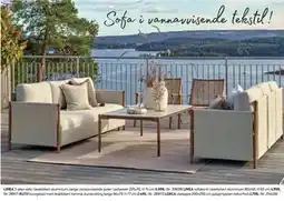 Bohus LINEA 3 seter sofa tilbud