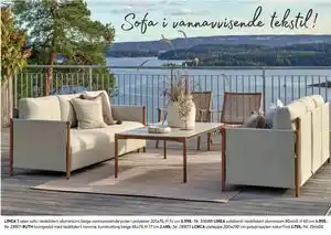 Bohus LINEA 3 seter sofa tilbud