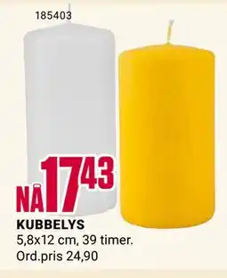 Europris KUBBELYS tilbud