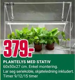 Europris PLANTELYS MED STATIV tilbud