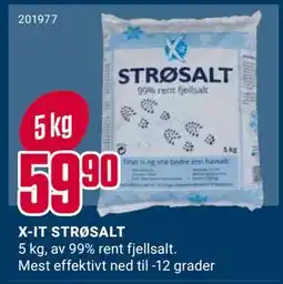 Europris X-IT STRØSALT tilbud