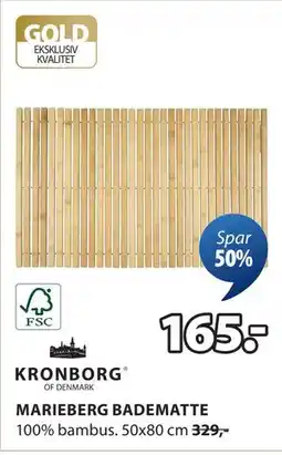 JYSK MARIEBERG BADEMATTE tilbud