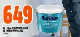 Obs Bygg BUTINOX PREMIUM MATT 03 INTERIØRMALING tilbud