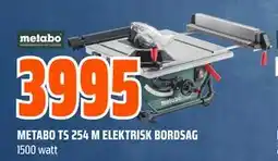 Obs Bygg METABO TS 254 M ELEKTRISK BORDSAG tilbud