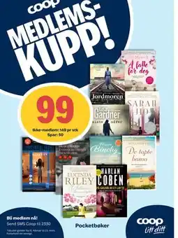 Coop Extra Pocketbøker tilbud