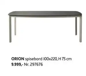 Bohus ORION spisebord tilbud
