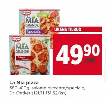 Meny La Mia pizza tilbud