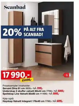 Bauhaus 20% PÅ ALT FRA SCANBAD! tilbud