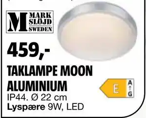 Bauhaus TAKLAMPE MOON ALUMINIUM tilbud