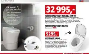 Bauhaus HYTTETOALETT URINAL tilbud