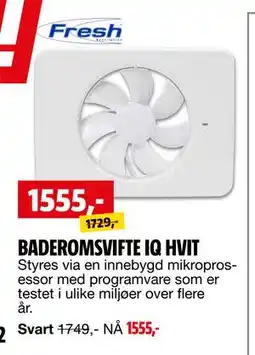 Bauhaus BADEROMSVIFTE IQ HVIT tilbud