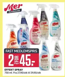 Europris EFFEKT SPRAY tilbud